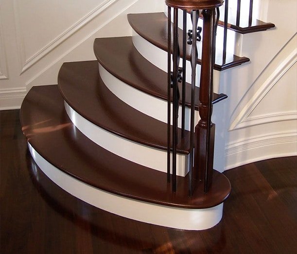 Seamless staircase transitions and flooring integration in Plano TX connecting stairs to adjacent rooms